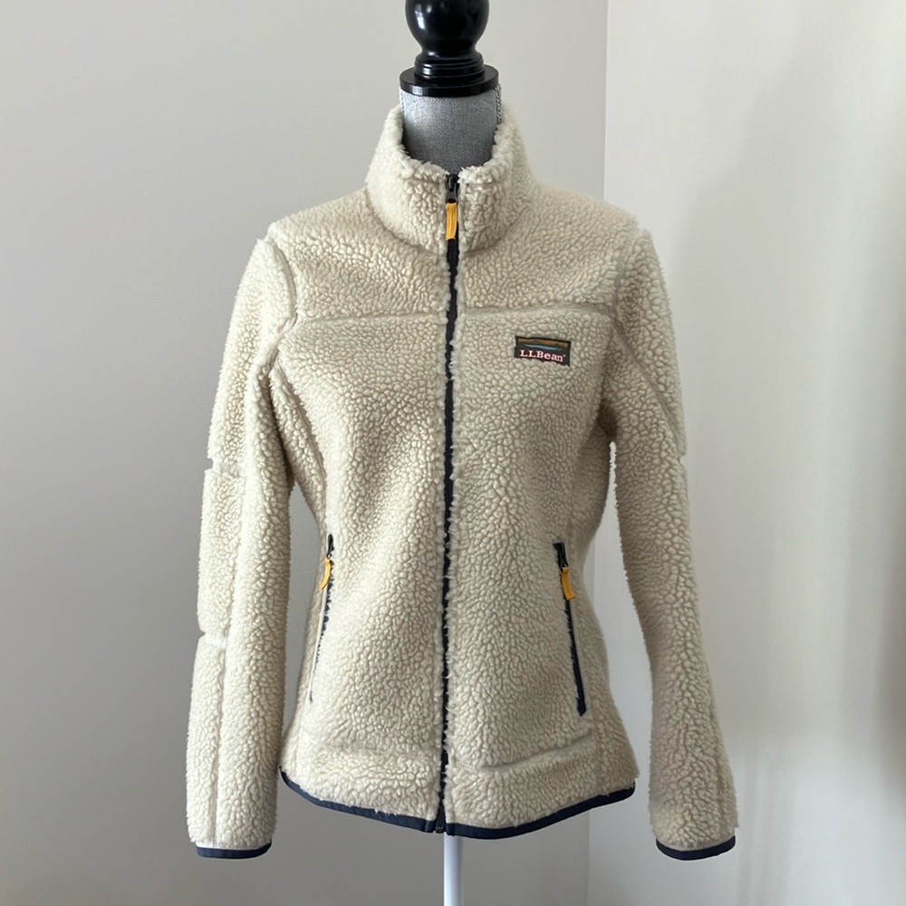 L.L. Bean Mountain Pile Fleece Jacket Like New!